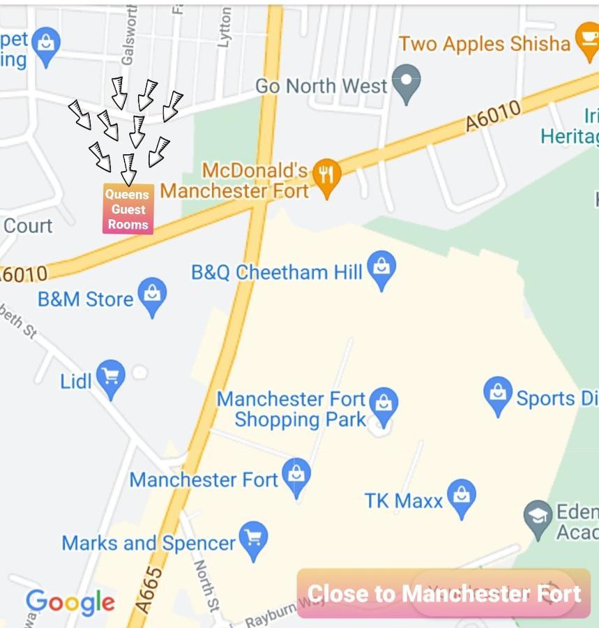 Queens Rooms, A Perfect Stay, Next To Shopping Parks And Central Manchester Bagian luar foto